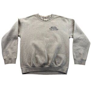 9th Annual Mackinac Bridge Antique Tractor Crossing Sweatshirt Medium Gray Mens